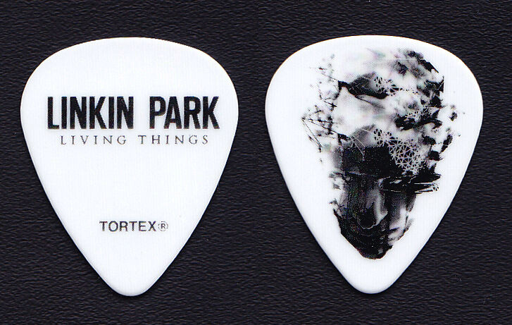 Linkin Park Living Things White Guitar Pick - 2012 Tour