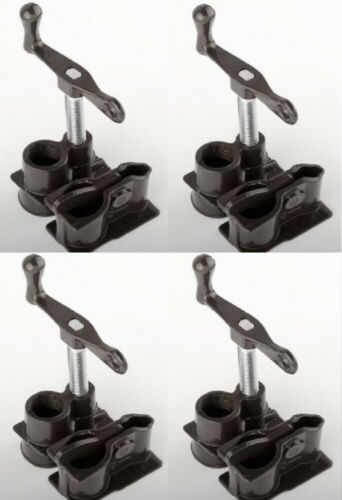 3/4" Wood Gluing Pipe Clamp Set Heavy Duty Pro Woodworking Cast Iron New Four