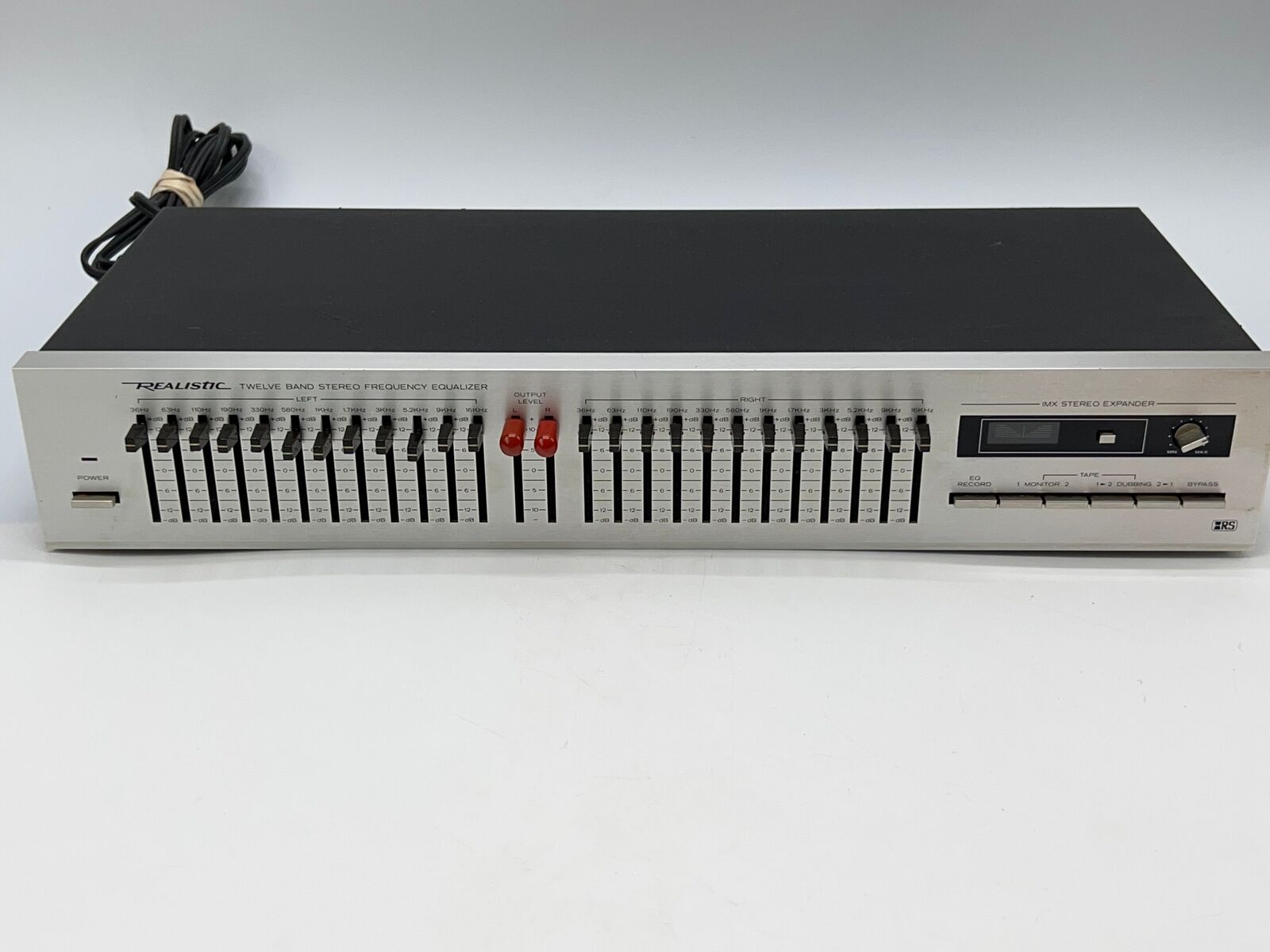 Vintage Realistic 31-2010 Twelve Band Stereo Frequency Equalizer
