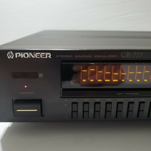 Pioneer Gr-777 Stereo Graphic Equalizer Double Spectrum Analyzer Vintage Works!